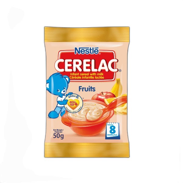 CERELAC FRUIT WITH MILK 50G