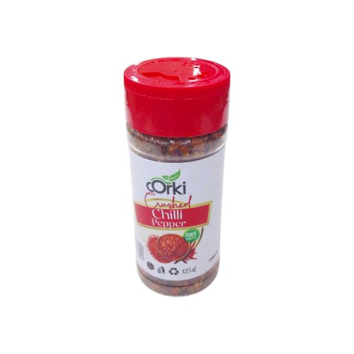CORKI CRUSHED CHILLI PEPPER(SMALL) 125G