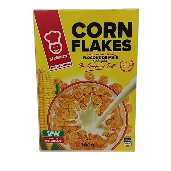MCBERRY CORN FLAKES 340G