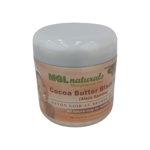 MGL COCOA BUTTER BLACK SOAP 400G