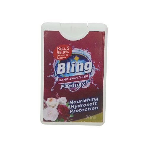 BLING HAND SANITIZER LIQUID SPRAY FANTASY 20ML