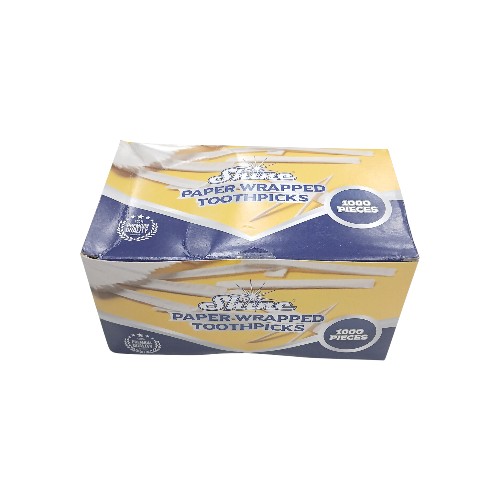 SHINE PAPER WRAPPED TOOTHPICKS 1000PC