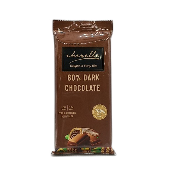CHERELLE CHOCOLATE 60% 90G DARK