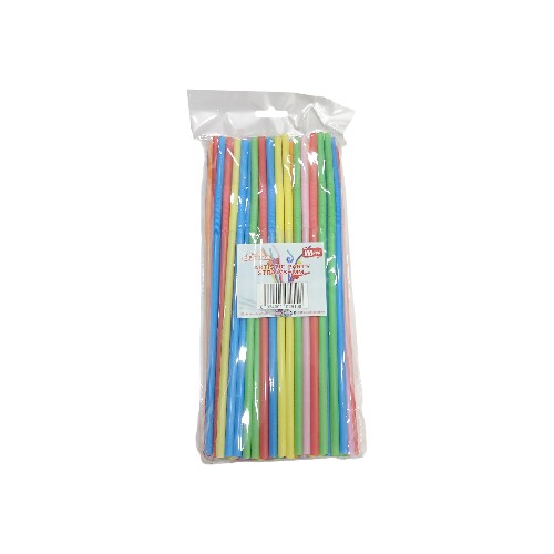 SHINE MULTI COLOUR STRAWS 10PC