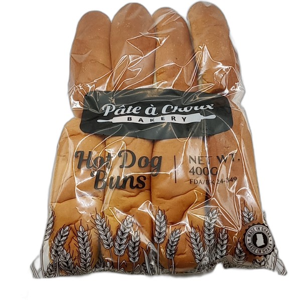 PATE A CHOUX HOTDOG BUNS 17CM 360G