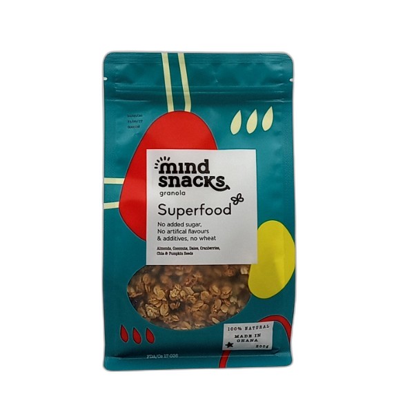 MIND SNACKS SUPERFOOD GRANOLA 200G
