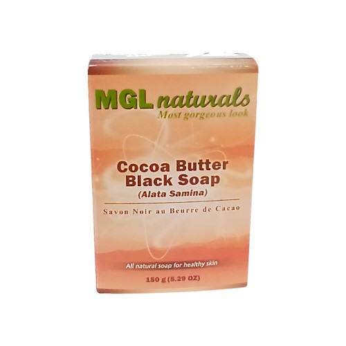 MGL COCOA BUTTER BLACK SOAP 150G