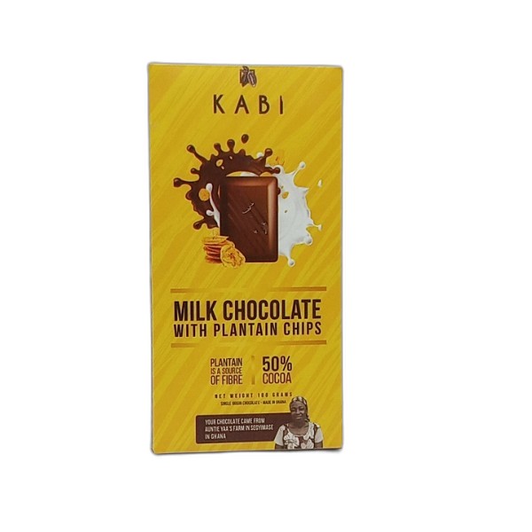 KABI PLANTAIN MILK CHOCOLATE 100G
