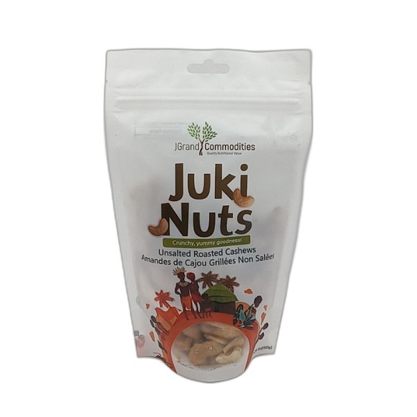 JUKI NUTS UNSALTED CASHEWS 150G