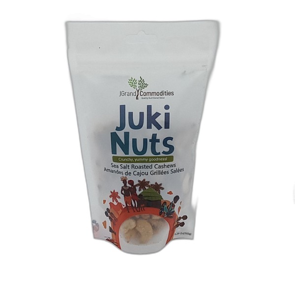 JUKI NUTS SEA SALT CASHEWS 150G