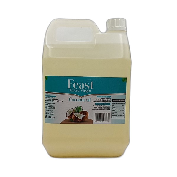 FEAST EXTRA VIRGIN COCONUT OIL 5L