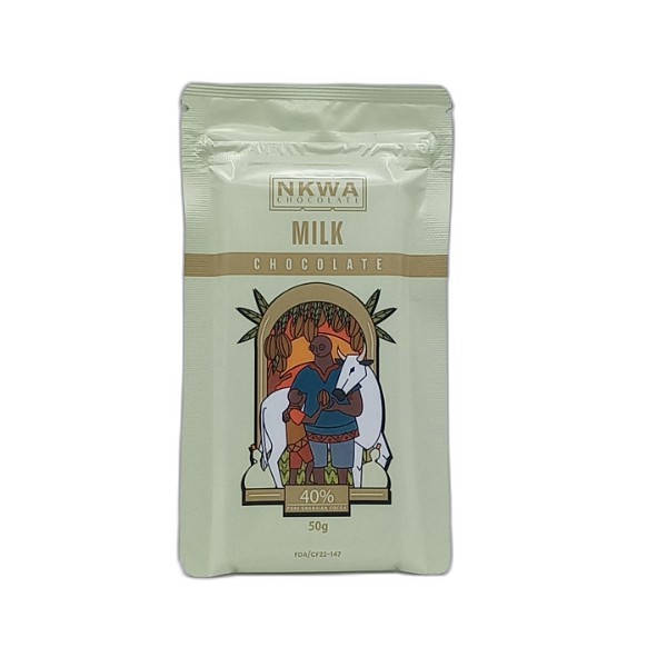 NKWA MILK CHOCOLATE 40%  50G