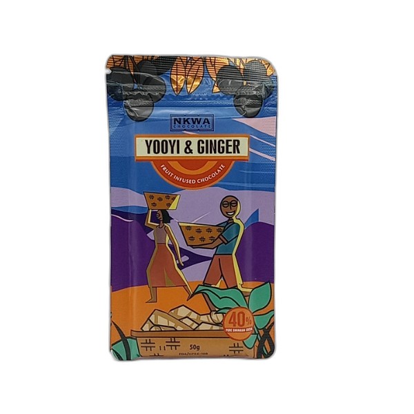 NKWA YOOYI-GINGER CHOCOLATE 50G
