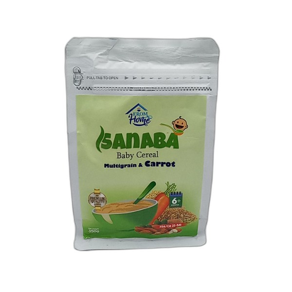 SANABA BABY CEREAL MULTIGRAIN CARROT 350G