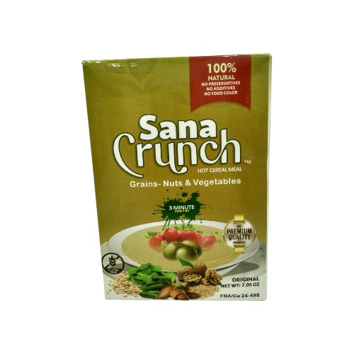 SANACRUNCH HOT CEREAL GRAINS NUTS VEG 200G