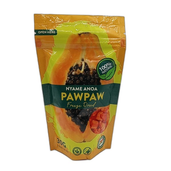 NYAME ANOA FREEZE DRIED PAWPAW 30G