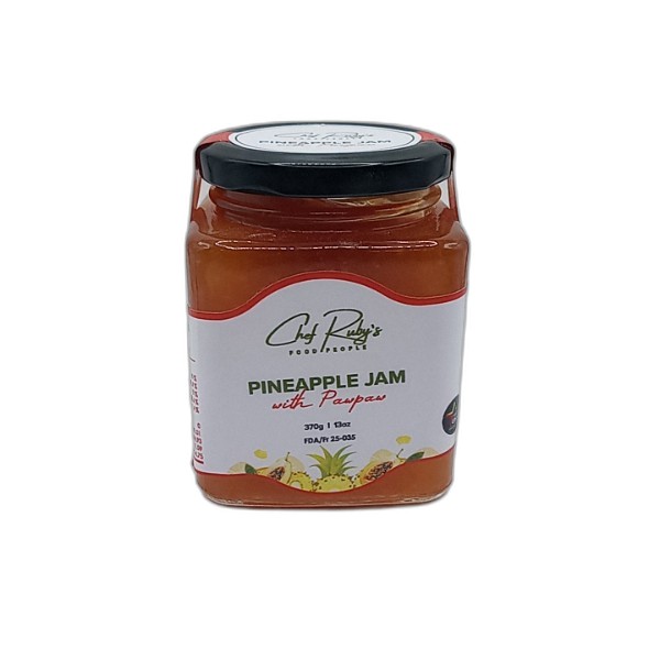 CHEF RUBYS PINEAPPLE JAM W PAWPAW 370G