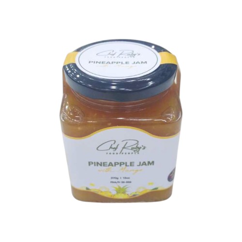 CHEF RUBYS PINEAPPLE JAM W MANGO 370G