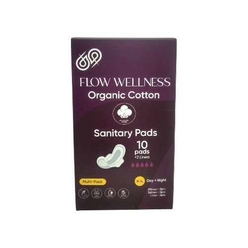 FLOW WELLNESS DAY&NIGHT PADS 10PCS