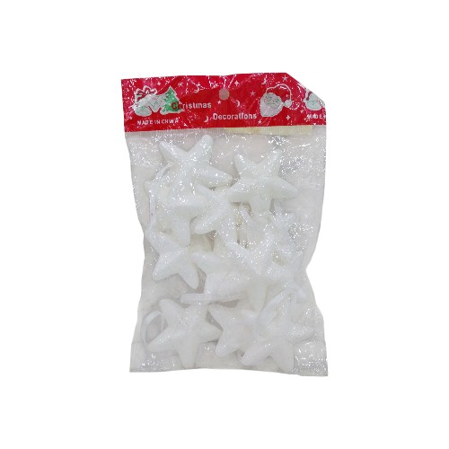 X-MAS TINY STAR DECO 12PCS QS289-6Y50HZ71