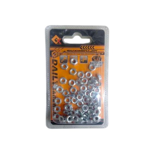 NUTS 4MM ZINC PLATED
