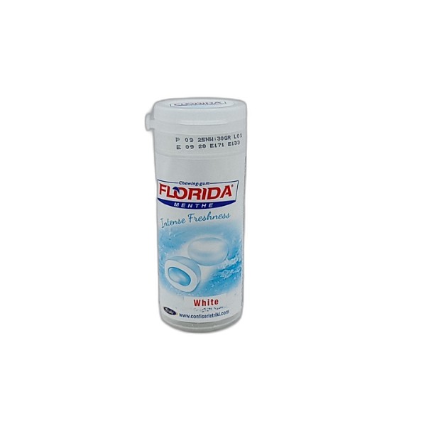 FLORIDA GUM WHITE MINT 30G