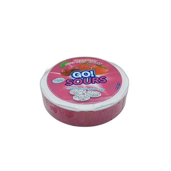 GO SOURS STRAWBERRY CANDY