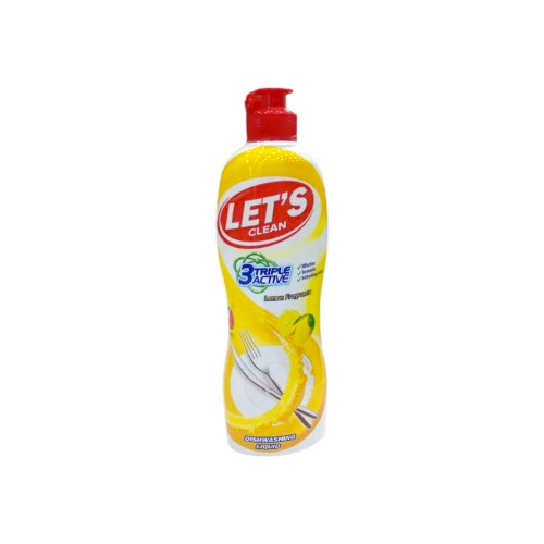 LETS LEMON DISHWASH LIQUID 500ML