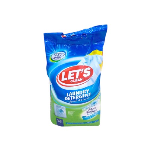 LETS WASHING POWDER PURE NATURE 4KG
