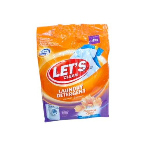 LETS WASHING POWDER FLOWERS 1.5KG