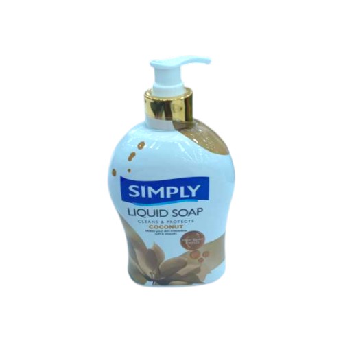 SIMPLY HAND LIQUID SOAP COCONUT 450ML
