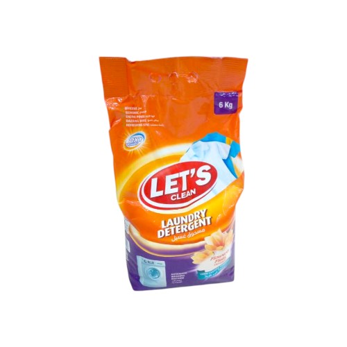 LETS FLOWERS WASHING POWDER 6KG