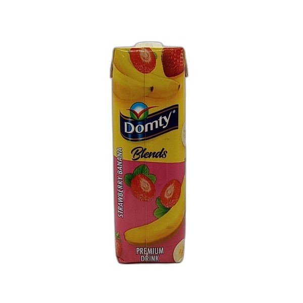 DOMTY JUICE  STRAWBERRY BANANA 1L
