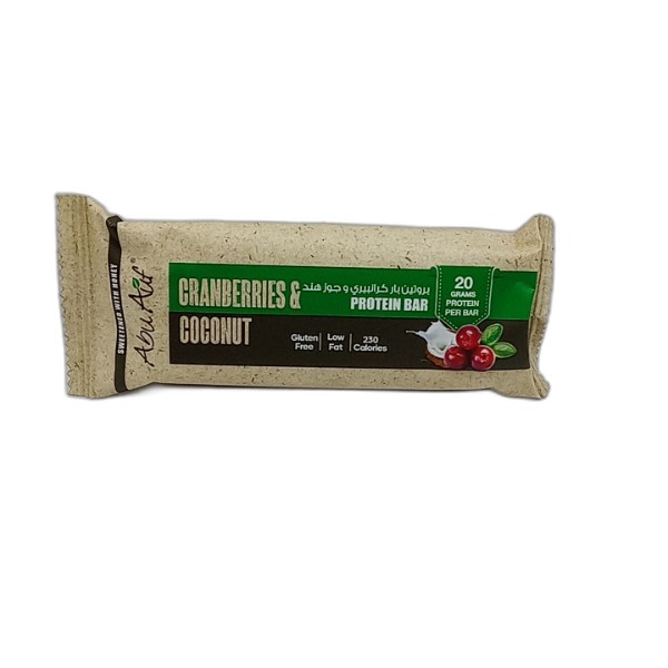 ABU AUF CRANBERRY COCONUT PROTEIN BAR 70G