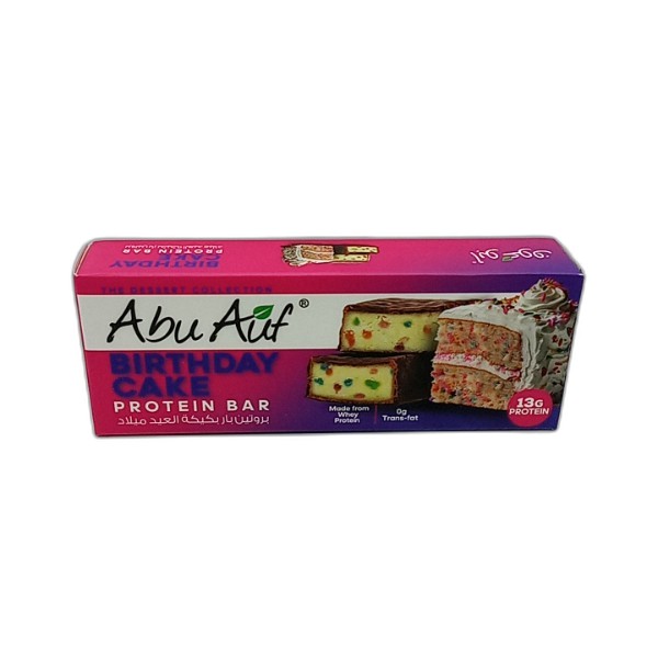 ABU AUF BIRTHDAY CAKE PROTEIN BAR 50G