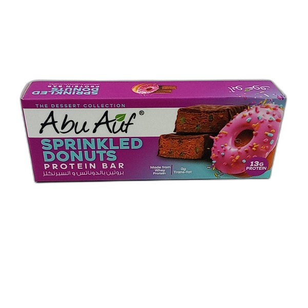ABU AUF SPRINKLED DONUT PROTEIN BAR 50G
