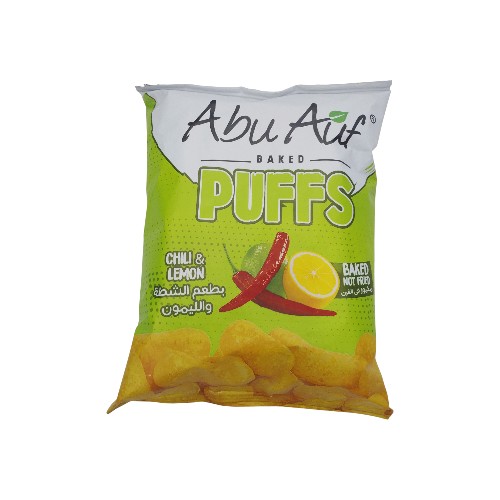 ABU AUF PROTEIN PUFFS CHILI LEMON 40G