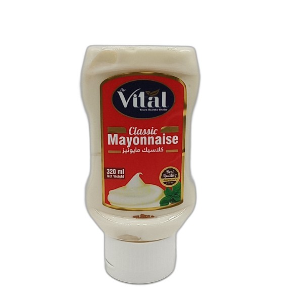 VITAL MAYONNAISE 320G PET TOP DOWN 320G