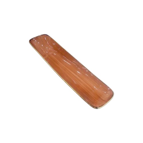 CERAMIC PLATE 37.5X10.5CM ORANGE CZT03-30