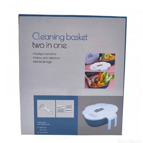 DISH RACK CLEANING BASKET 2 IN 1.