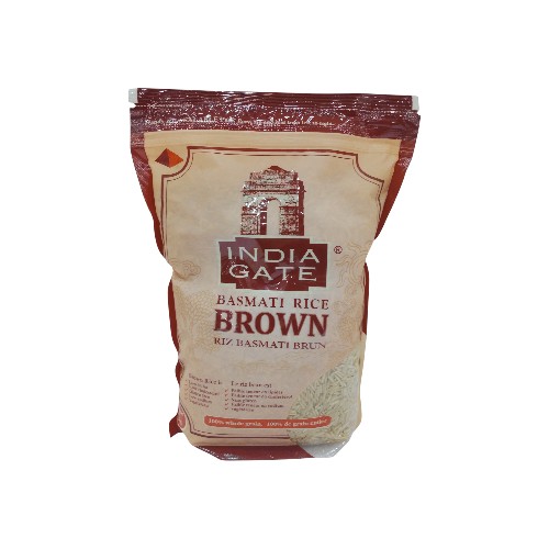 INDIA GATE BROWN BASMATI RICE 1KG