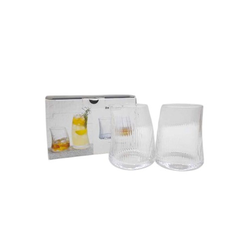 DANNYHOME GLASS CUP 325ML SET OF 4