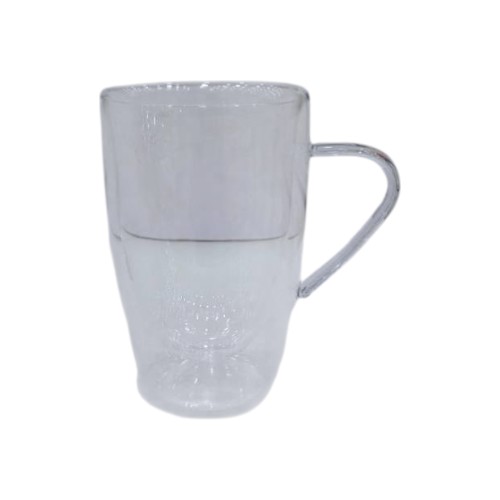 DANNYHOME DOUBLE-WALLED CUP W HANDLE 350ML SET OF