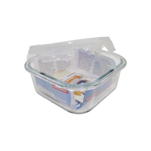 DANNYHOME SQUARE GLASS CRISPER 500ML
