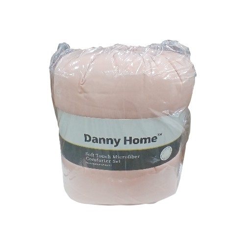 DANNYHOME QUILT SET PINK 260X240CM 3PCS