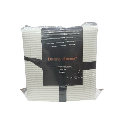 DANNYHOME QUILT SET GREEN 230X220CM COTTON 3PCS