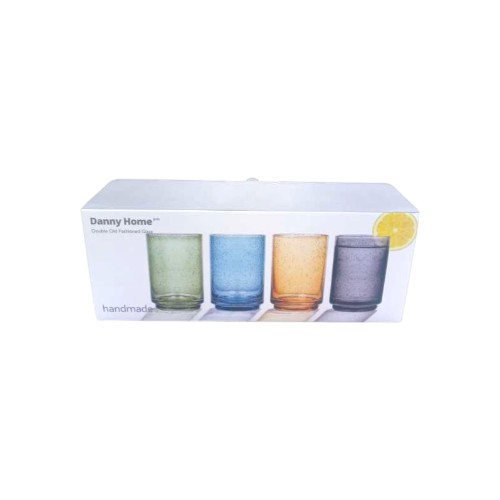 DANNYHOME HIGHBALL GLASS 450ML 4PCS