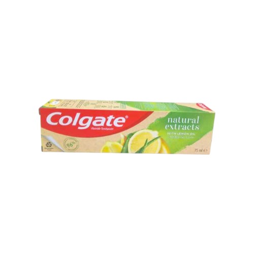 COLGATE NATURAL EXTRACTS LEMON TOOTHPASTE 75ML