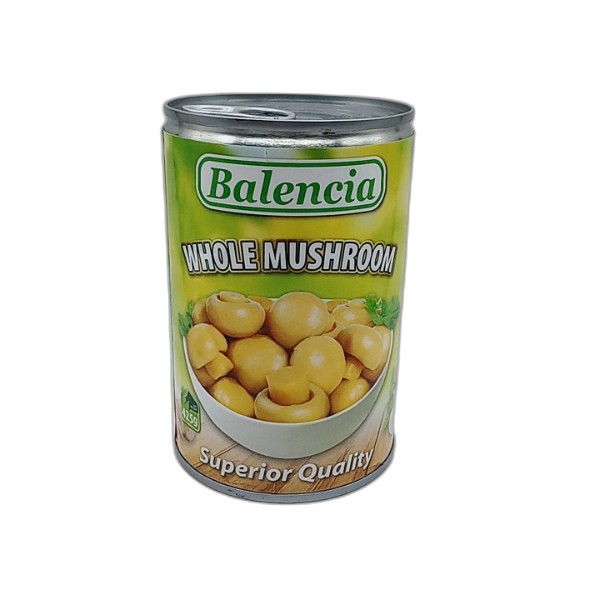 BALENCIA WHOLE MUSHROOMS 425G