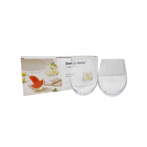 DANNYHOME GLASS CUP SET 6PCS 630ML
